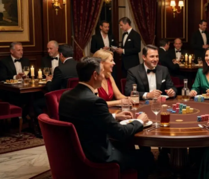 Elegáns poker este gyertyalángos, fine dining környezetben Budapesten